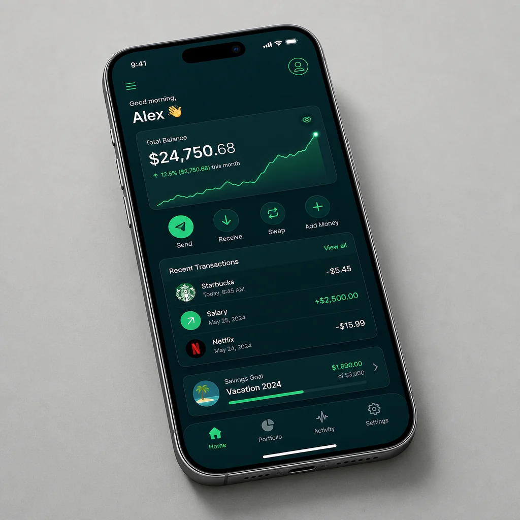 Interactive mobile prototype
